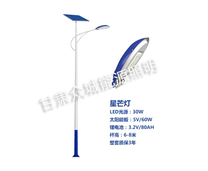 乐都爆款太阳能路灯