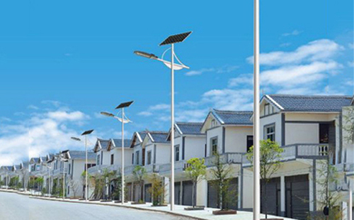 乐都太阳能路灯配置与在乡村道路照明中的应用